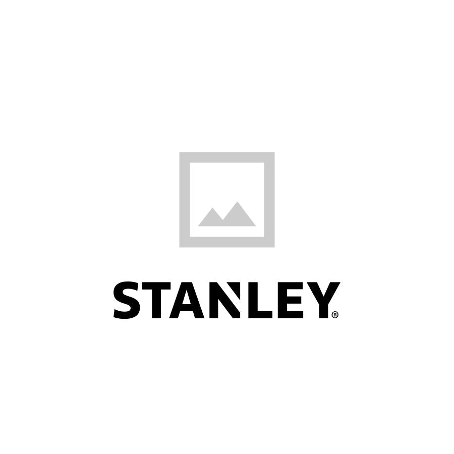 The STANLEY logo features “STANLEY” in bold black letters with a ®, plus a gray square above with a simple mountain graphic. Set against a white background—ideal for fans of the 8-1/2 in Trigger-Feed Standard Dual-Melt Glue Gun by STANLEY.